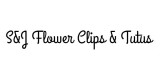 S and J Flower Clips and Tutus