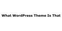What Wordpress Theme Is That