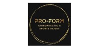 Pro-Form Chiropractic and Sports Injury