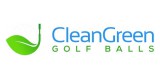 Clean Green Golf Balls