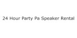 24 Hour Party Pa Speaker Rental