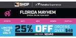 Florida Mayhem discount code