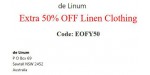 De Linum coupon code