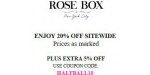 Rose Box discount code