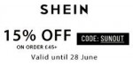 Shein discount code