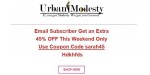 Urban Modesty discount code