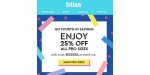 Bliss discount code