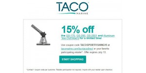Taco Marine coupon code