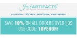 Just Artifacts discount code