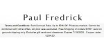 Paul Fredrick discount code