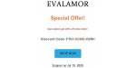 Evalamor discount code