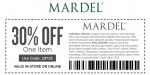 Mardel discount code
