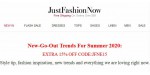 Just Fashion Now discount code