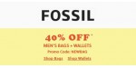 Fossil discount code