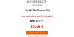 Hanks Belts discount code
