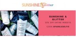 Sunshine & Glitter discount code