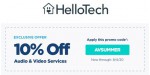 Hello Tech discount code