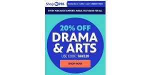 Shop PBS coupon code
