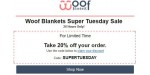 Woof Blankets discount code