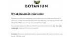 Botanium discount code