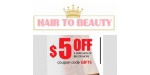 Hair to Beauty discount code
