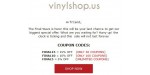 Vinyl Shop discount code