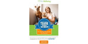 Pet Wellbeing coupon code