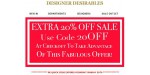 Designer Desirables discount code