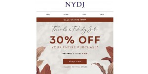 NYDJ coupon code