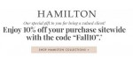 Hamilton Jewelers discount code