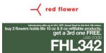 red flower discount code