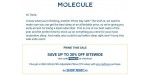Molecule discount code