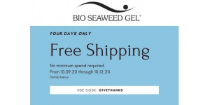 Bio Seaweed Gel coupon code