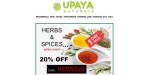 Upaya Naturals discount code