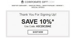 Corporate Gift discount code