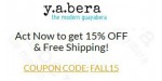 Y.A.Bera Clothing discount code