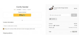 Comfy Sandals coupon code