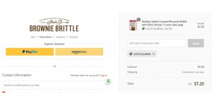 Brownie Brittle coupon code