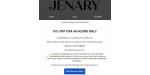 Jenary discount code