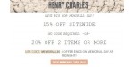 Henry Charles discount code