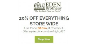 Eden Brothers coupon code