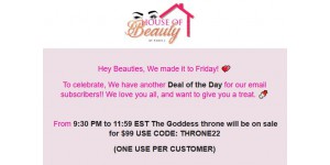 House Of Beauty coupon code