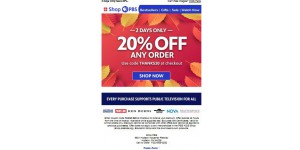 Shop PBS coupon code