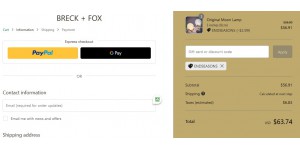 Breck And Fox coupon code