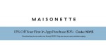 Maisonette discount code