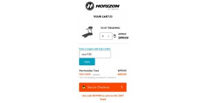 Horizon Fitness coupon code