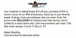 Fire Mountain Gems Specials discount code