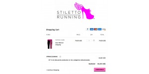Stiletto Running coupon code