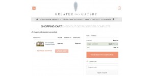 Greater Than Gatsby coupon code