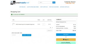 CPAP Supply USA coupon code